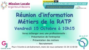 Réunion d'information métiers RATP